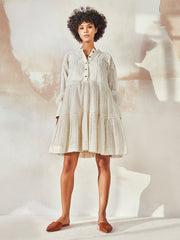 White Pebble DRESSES KHARA KAPAS